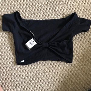 Black Crop Top